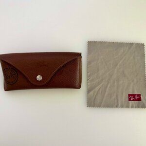 Ray-Ban Brown Original Case + Original Lens Cloth